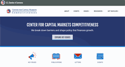 Desktop Screenshot of centerforcapitalmarkets.com