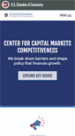 Mobile Screenshot of centerforcapitalmarkets.com